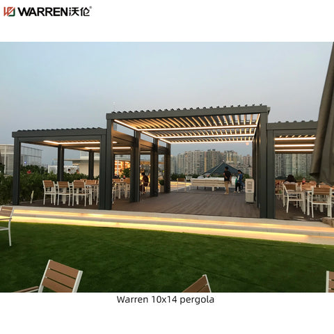 Warren 3x3 Outdoor Pergola With Waterproof Canopy Aluminum Roof