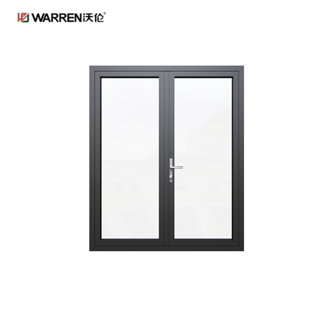 Warren 72x96 Double French Doors Internal Black French Doors