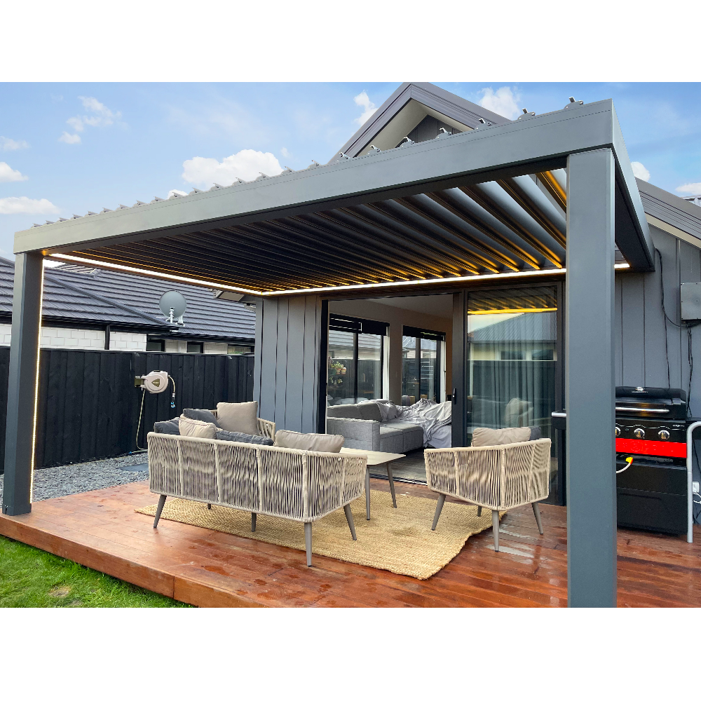 Warren 10x20 aluminum pergola modern new design gazebos