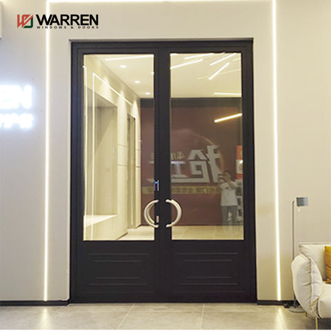 Warren 48x80 French Doors with Double Internal Doors White