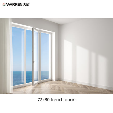 Warren 72x80 French Doors With Internal Aluminium French Doors