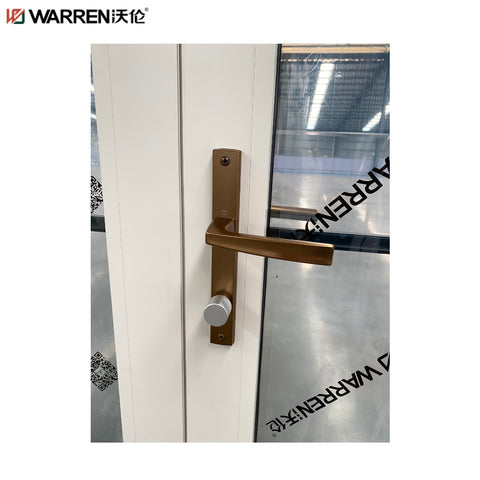 Warren 124x80 French Door With Double Doors Interior Glass