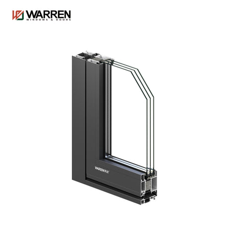 Warren 124x80 French Door With Double Doors Interior Glass