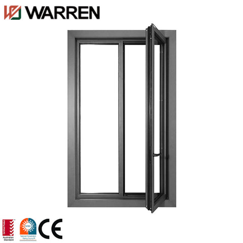 Orient High Quality Opening 180 degree Aluminum Louver Casement Windows