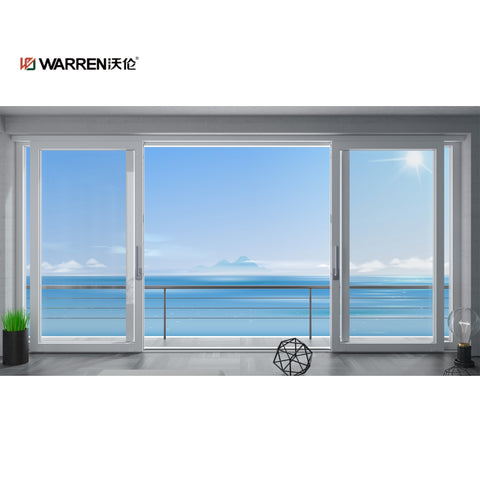 Warren 96x84 sliding door home with thermal break large sliding glass patio doors